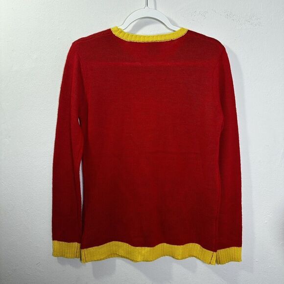 Norther Pole Ugly Christmas Sweater - Chipmunk Nutcracker Red‎ Sweater - XS Size - Picture 6 of 9